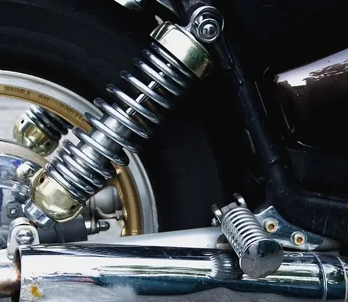 Shock absorber of a motorcycle