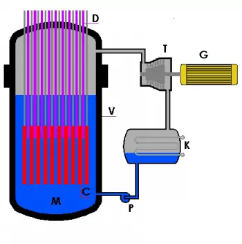 Reactor nuclear de agua en ebullición (BWR)